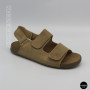 Beige Suede Sandals Allsy 207288 Lonza NY 207289 Floral Beige 6230 - Your Summer Comfort