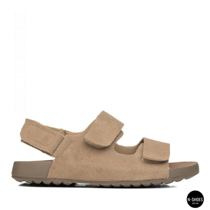 Бежевые замшевые босоножки Allsy 207288 Lonza NY 207289 Floral Beige 6230 - ваш летний комфорт