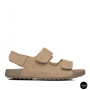 Beige Suede Sandals Allsy 207288 Lonza NY 207289 Floral Beige 6230 - Your Summer Comfort