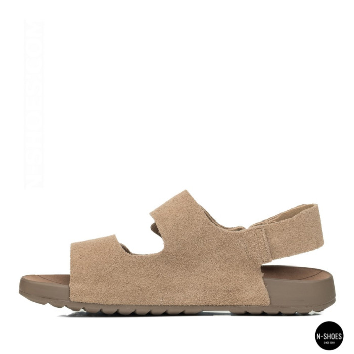 Бежевые замшевые босоножки Allsy 207288 Lonza NY 207289 Floral Beige 6230 - ваш летний комфорт