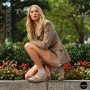 Beige Suede Sandals Allsy 207288 Lonza NY 207289 Floral Beige 6230 - Your Summer Comfort