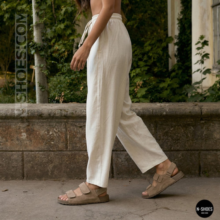 Бежевые замшевые босоножки Allsy 207288 Lonza NY 207289 Floral Beige 6230 - ваш летний комфорт