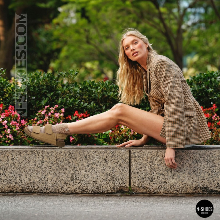 Бежевые замшевые босоножки Allsy 207288 Lonza NY 207289 Floral Beige 6230 - ваш летний комфорт