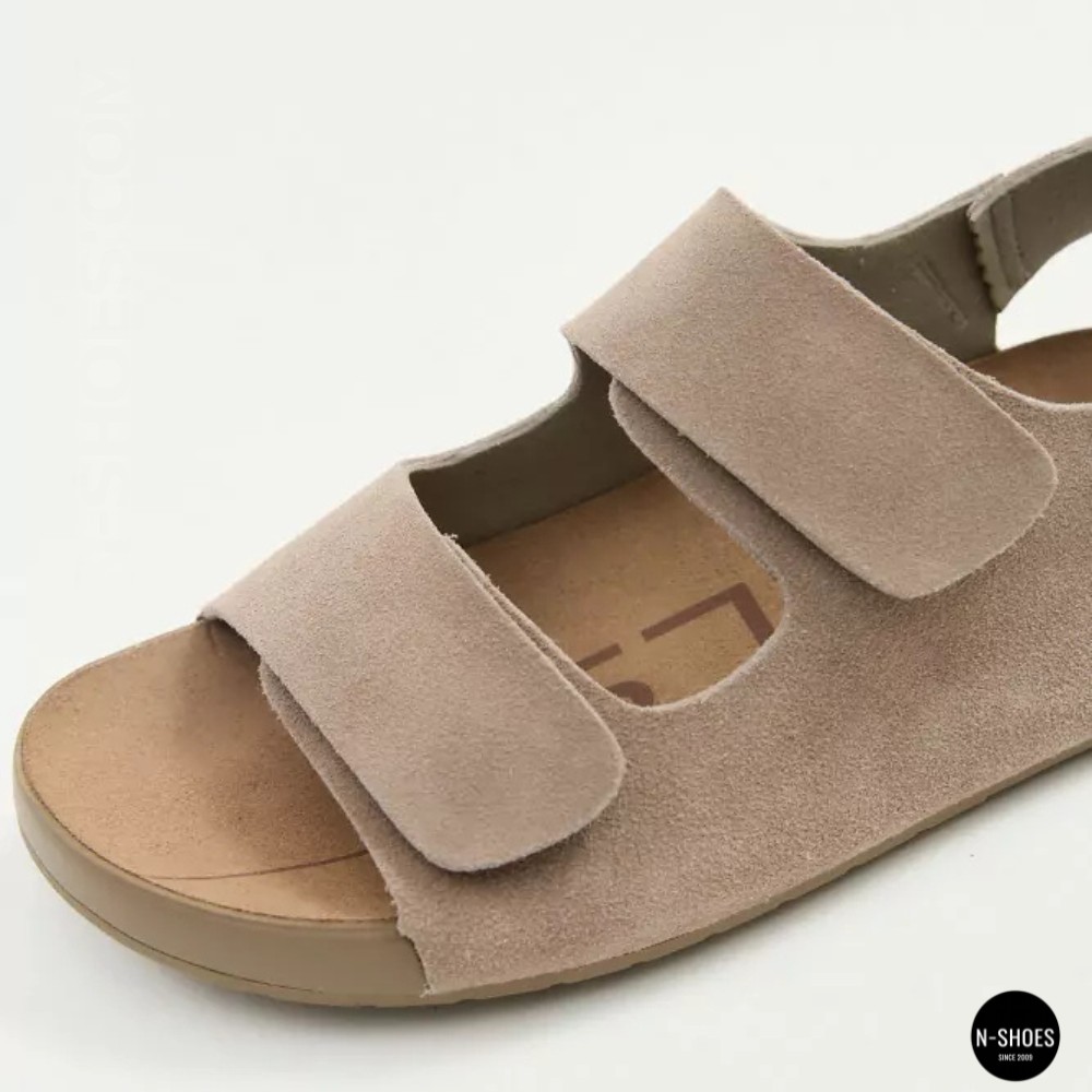 Beige Suede Sandals Allsy 207288 Lonza NY 207289 Floral Beige 6230 - Your Summer Comfort