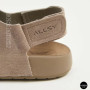 Beige Suede Sandals Allsy 207288 Lonza NY 207289 Floral Beige 6230 - Your Summer Comfort