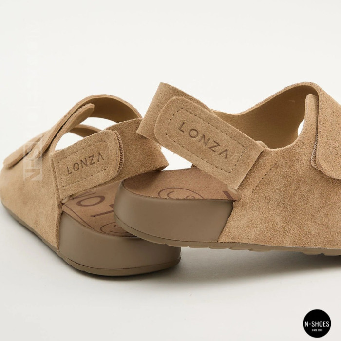 Бежевые замшевые босоножки Allsy 207288 Lonza NY 207289 Floral Beige 6230 - ваш летний комфорт