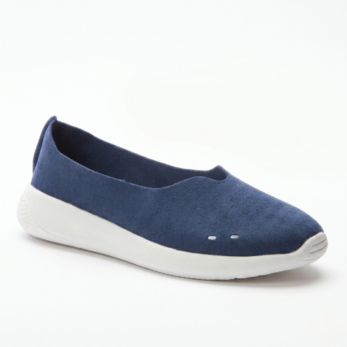 Женские синие комфортные слипоны Grunberg 157219-01-04 Navy 6237
