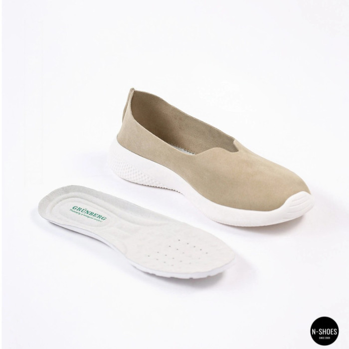 Комфортні жіночі сліпони Grunberg 157219/01-03 Beige 6238