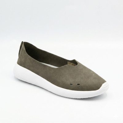 Жіночі сірі комфортні сліпони Grunberg 157219-01-09 olive 6239 Жіночі сірі комфортні сліпони Grunberg 157219-01-09 olive 6239