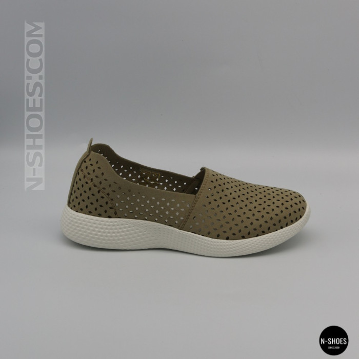 Comfortable Women's Slip-Ons Grunberg 157558-10-03 Beige
