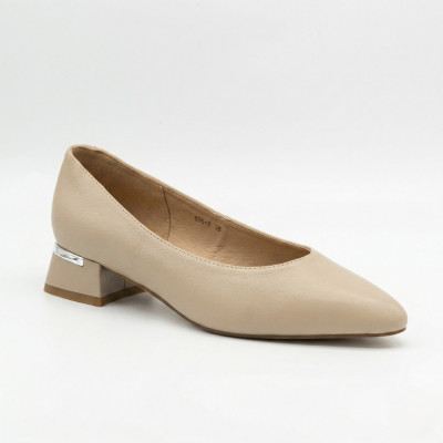 Bezhevye Tufly Lodochky Ustoichyvom Kabluke Anna Lucci Beige…