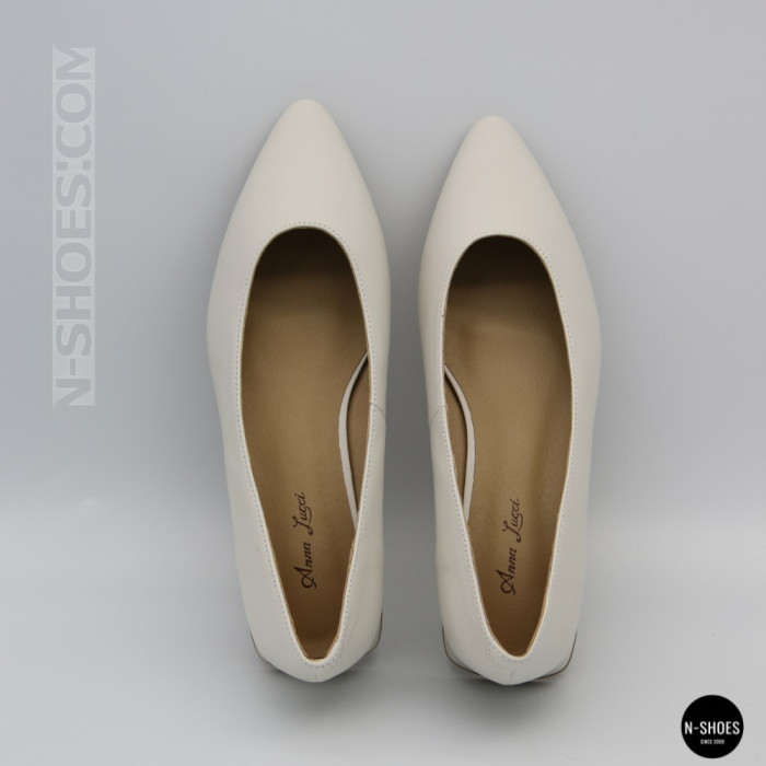 Елегантні білі туфлі Anna Lucci 208564 jq37-1c white 6243