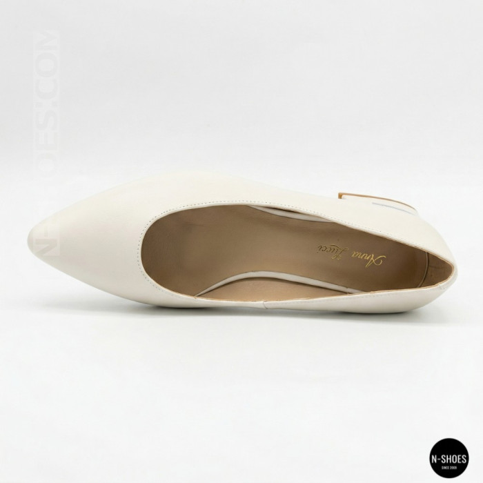Елегантні білі туфлі Anna Lucci 208564 jq37-1c white 6243