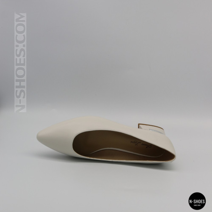 Елегантні білі туфлі Anna Lucci 208564 jq37-1c white 6243