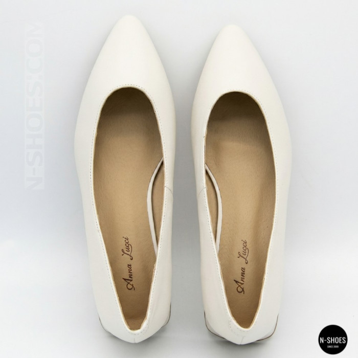 Елегантні білі туфлі Anna Lucci 208564 jq37-1c white 6243