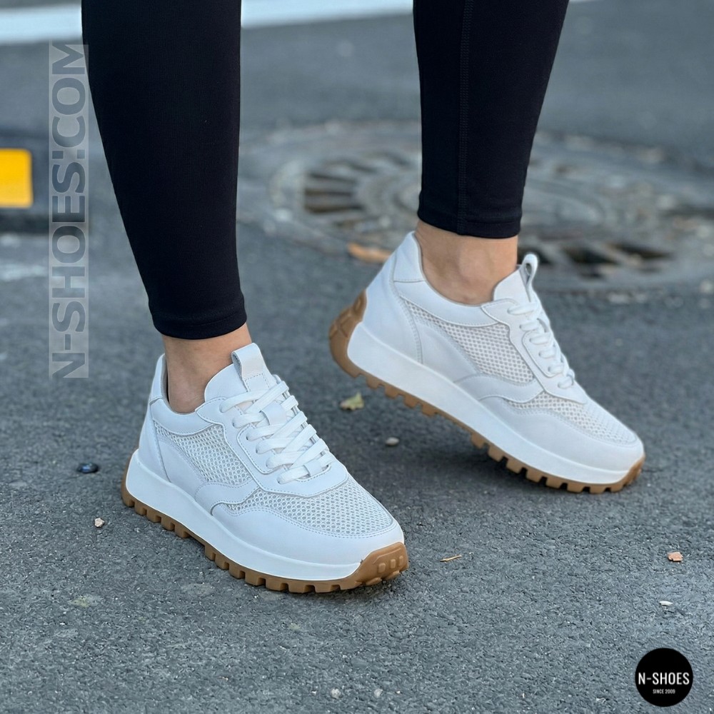 Summer Leather Sneakers Romax Comfort 1620-1 6245 with Perforation