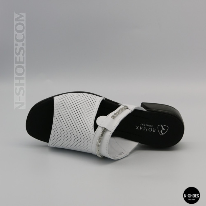 Жіночі шкіряні сабо з перфорацією Romax Comfort 0706-1 6246