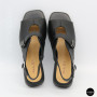 Comfortable Black Leather Sandals ALLSY 211039 Lonza 212442 Ramsi Black 6247