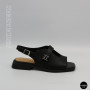 Comfortable Black Leather Sandals ALLSY 211039 Lonza 212442 Ramsi Black 6247
