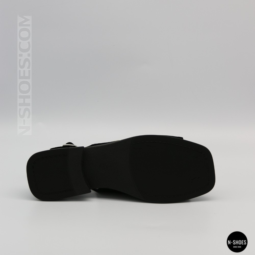 Чорні замшеві босоніжки Lonza ALLSY 211039 Lonza 212441 black 6248 для вашого комфорту