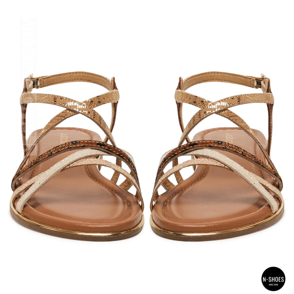 Stylish Beige Leather Sandals Lasocki WYL4137-1Z 6254