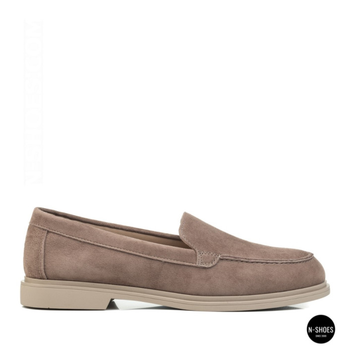 Женские бежевые замшевые лоферы Anna Lucci 207778 DXL1157-9E BEIGE Lonza 207779 6256 в стиле