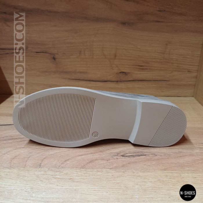Женские бежевые замшевые лоферы Anna Lucci 207778 DXL1157-9E BEIGE Lonza 207779 6256 в стиле