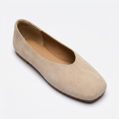 Bezhevye Tufly Baletky Allsy Beige Lonza Mavis Beige Naturalnoi…