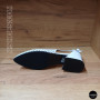 Элегантные белые слингбэки Lapya Trend 223-270 bayaz deri Evromoda 066 6259 с перфорацией