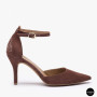 Women's Brown Suede Pumps RYLKO ESTIMA DOLLY F8KT5_3TI 6260