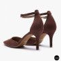 Women's Brown Suede Pumps RYLKO ESTIMA DOLLY F8KT5_3TI 6260
