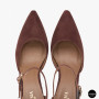 Women's Brown Suede Pumps RYLKO ESTIMA DOLLY F8KT5_3TI 6260