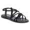 Women's universal black sandals Lasocki WYL4137-1Z 6261 made of genuine leather from the Polish brand
