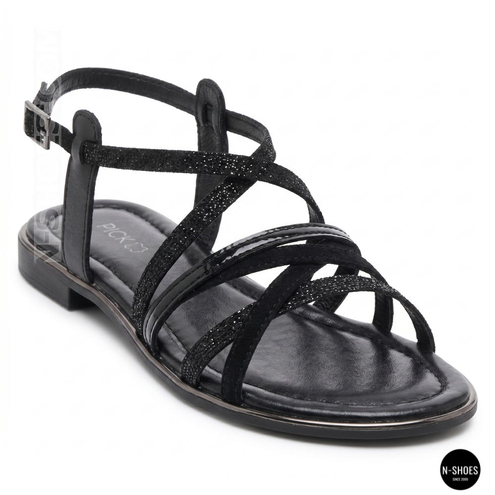 Black Lasocki WYL4137-1Z Sandals: Everyday Comfort & Style