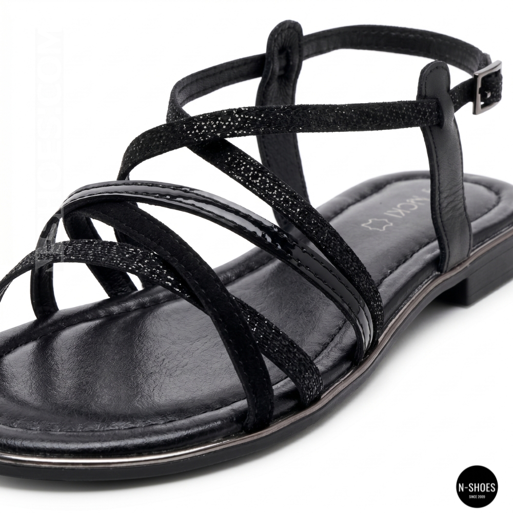 Black Lasocki WYL4137-1Z Sandals: Everyday Comfort & Style