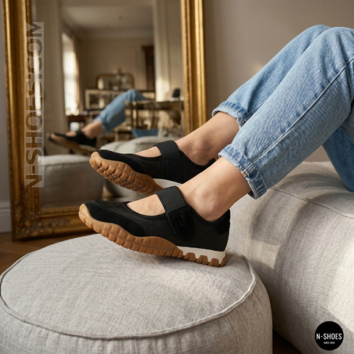 Трендовые черные босоножки Badura (Польша) EO-AILA-YB25D32-1 6264 в стиле Miu Miu Black Tyre