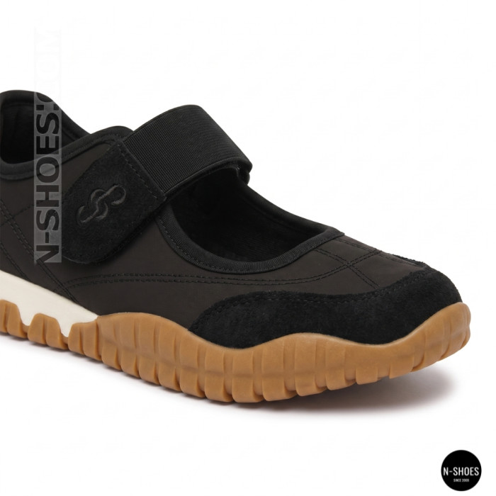 Трендовые черные босоножки Badura (Польша) EO-AILA-YB25D32-1 6264 в стиле Miu Miu Black Tyre