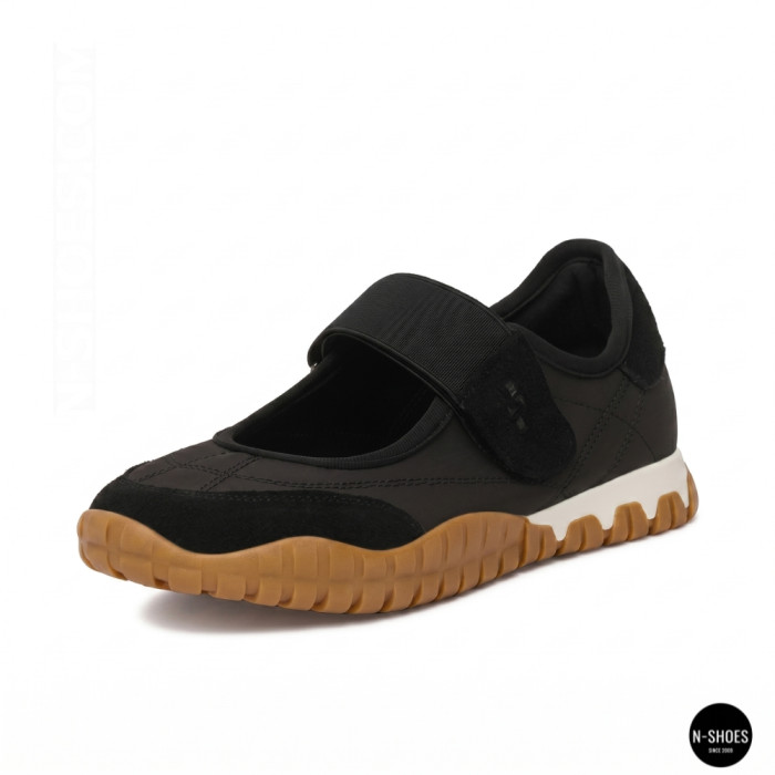 Трендовые черные босоножки Badura (Польша) EO-AILA-YB25D32-1 6264 в стиле Miu Miu Black Tyre