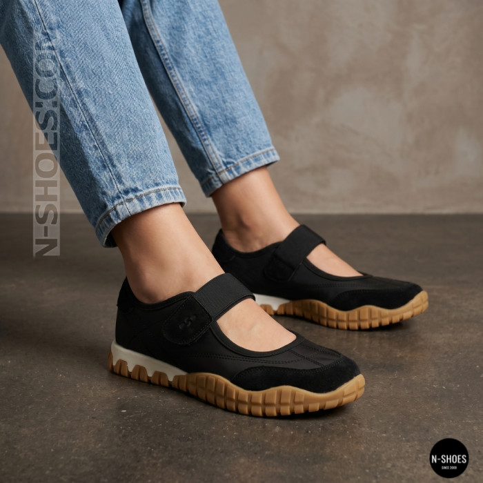 Трендовые черные босоножки Badura (Польша) EO-AILA-YB25D32-1 6264 в стиле Miu Miu Black Tyre