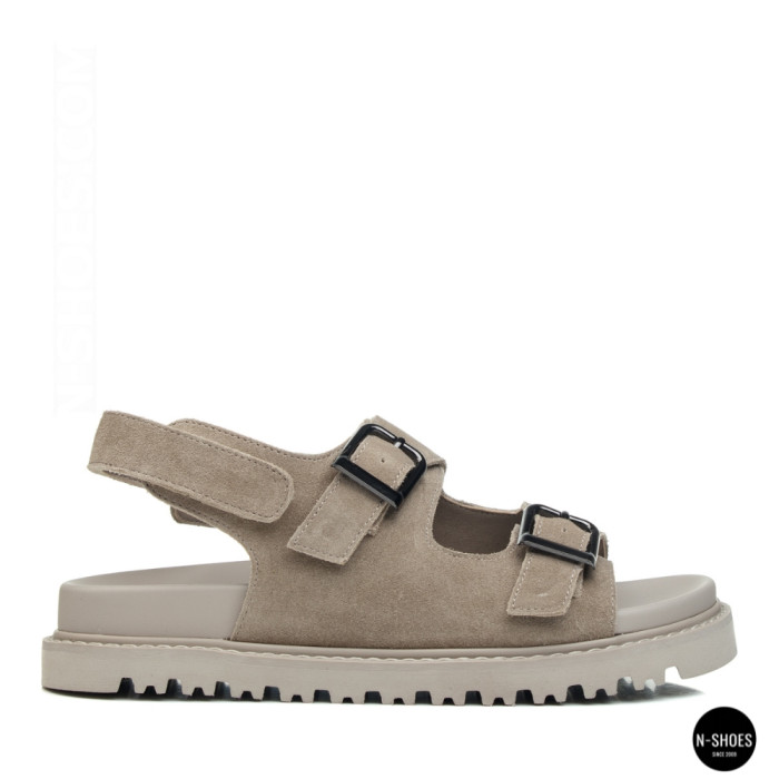 Спортивные бежевые босоножки Allsy 209749 22023k33-1 khaki 6267