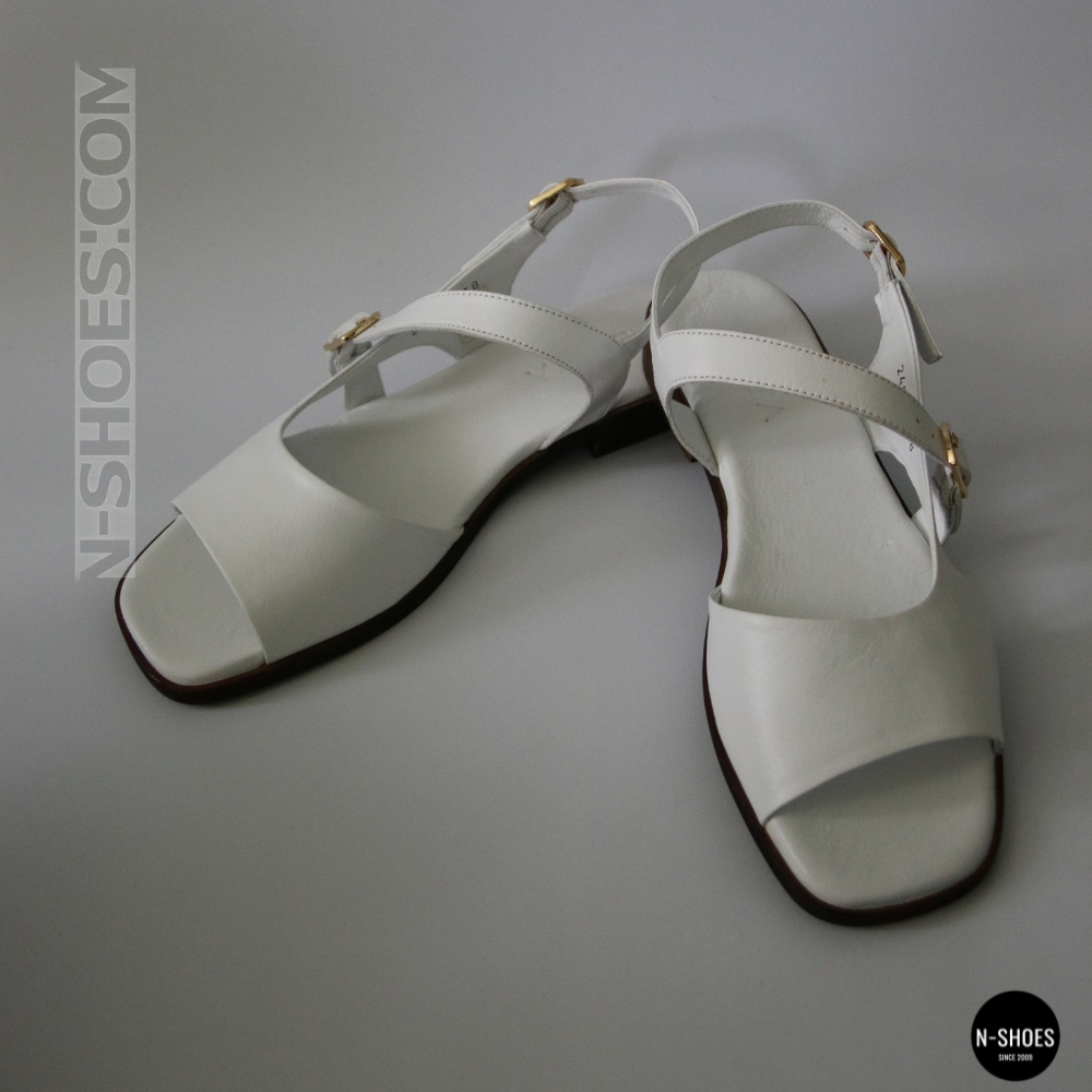 Шкіряні жіночі босоніжки Lonza New York 213954 24052 White 6271