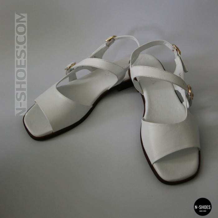 Шкіряні жіночі босоніжки Lonza New York 213954 24052 White 6271