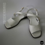 Шкіряні жіночі босоніжки Lonza New York 213954 24052 White 6271