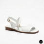 Шкіряні жіночі босоніжки Lonza New York 213954 24052 White 6271