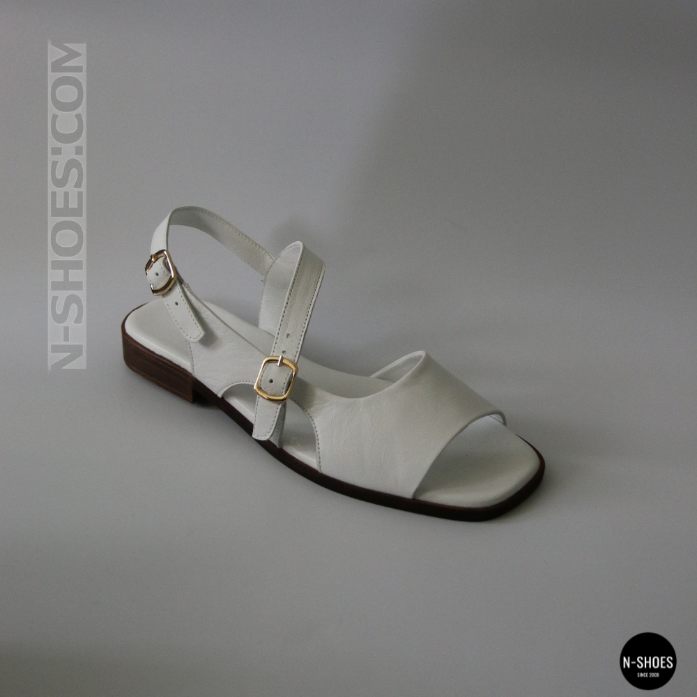 Шкіряні жіночі босоніжки Lonza New York 213954 24052 White 6271