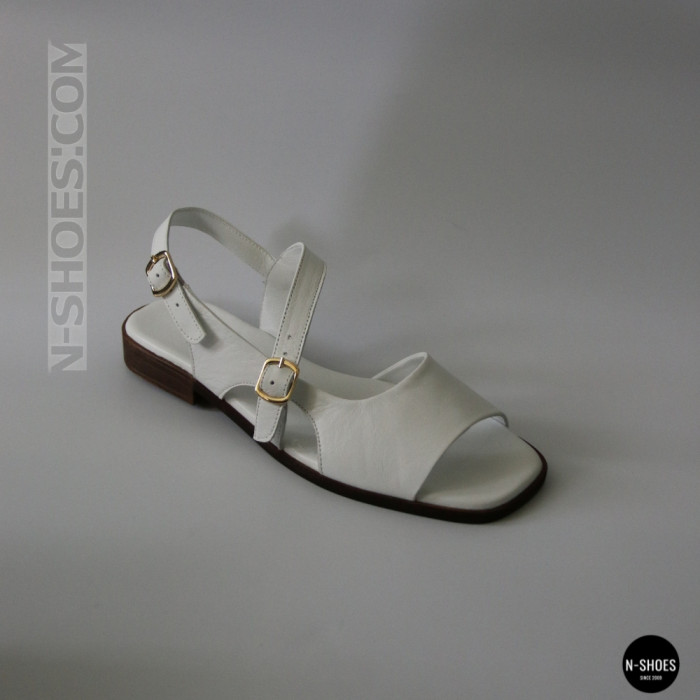 Шкіряні жіночі босоніжки Lonza New York 213954 24052 White 6271