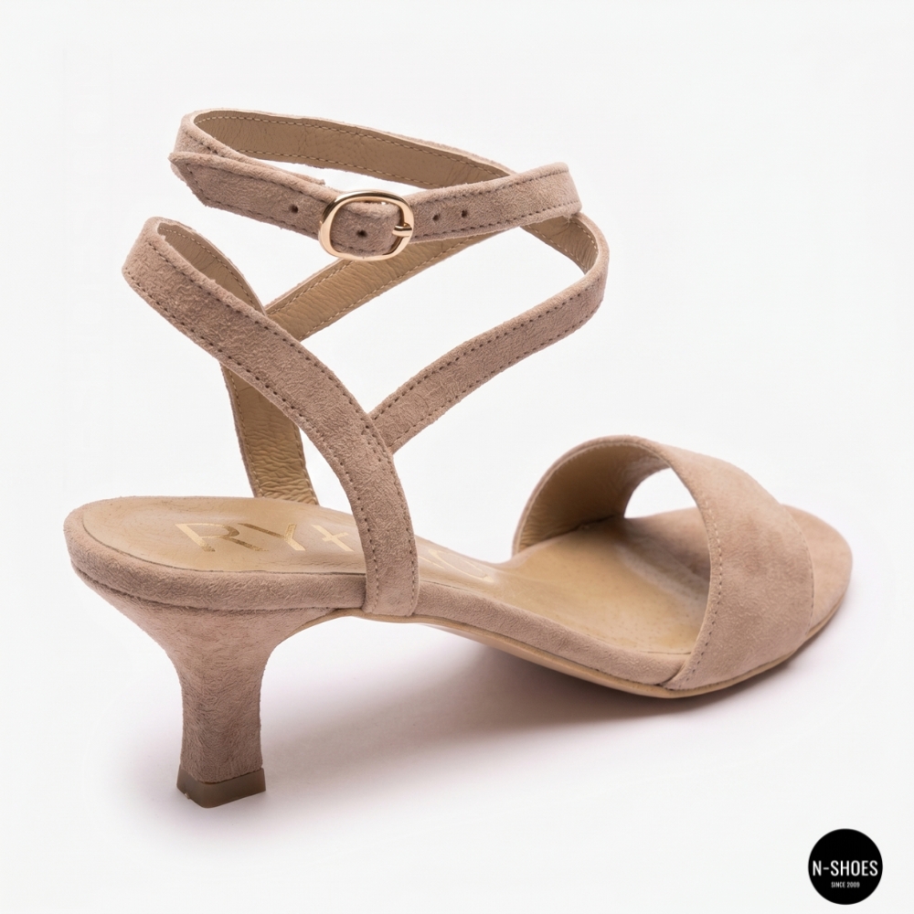 Elegant Beige Suede Sandals RYLKO 5DD04_R7_4RGF 6275