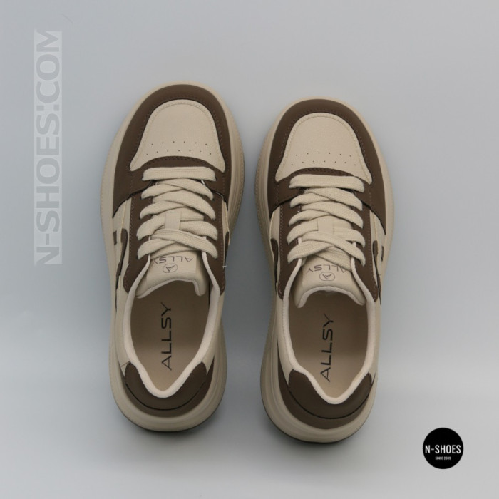 Женские кроссовки Allsy 218443 588-3 6291 Beige Coffee – комфорт на каждый день