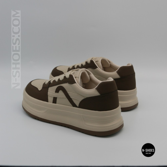 Женские кроссовки Allsy 218443 588-3 6291 Beige Coffee – комфорт на каждый день