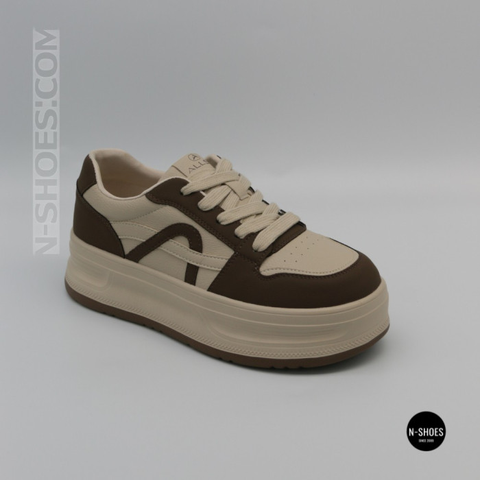 Женские кроссовки Allsy 218443 588-3 6291 Beige Coffee – комфорт на каждый день